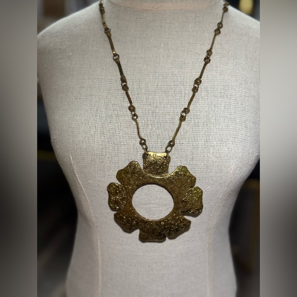 SOLD Vintage Mid Century Modernist JB Pericles of Haiti Brass-Chenet D'Haiti era - Picture 7 of 10